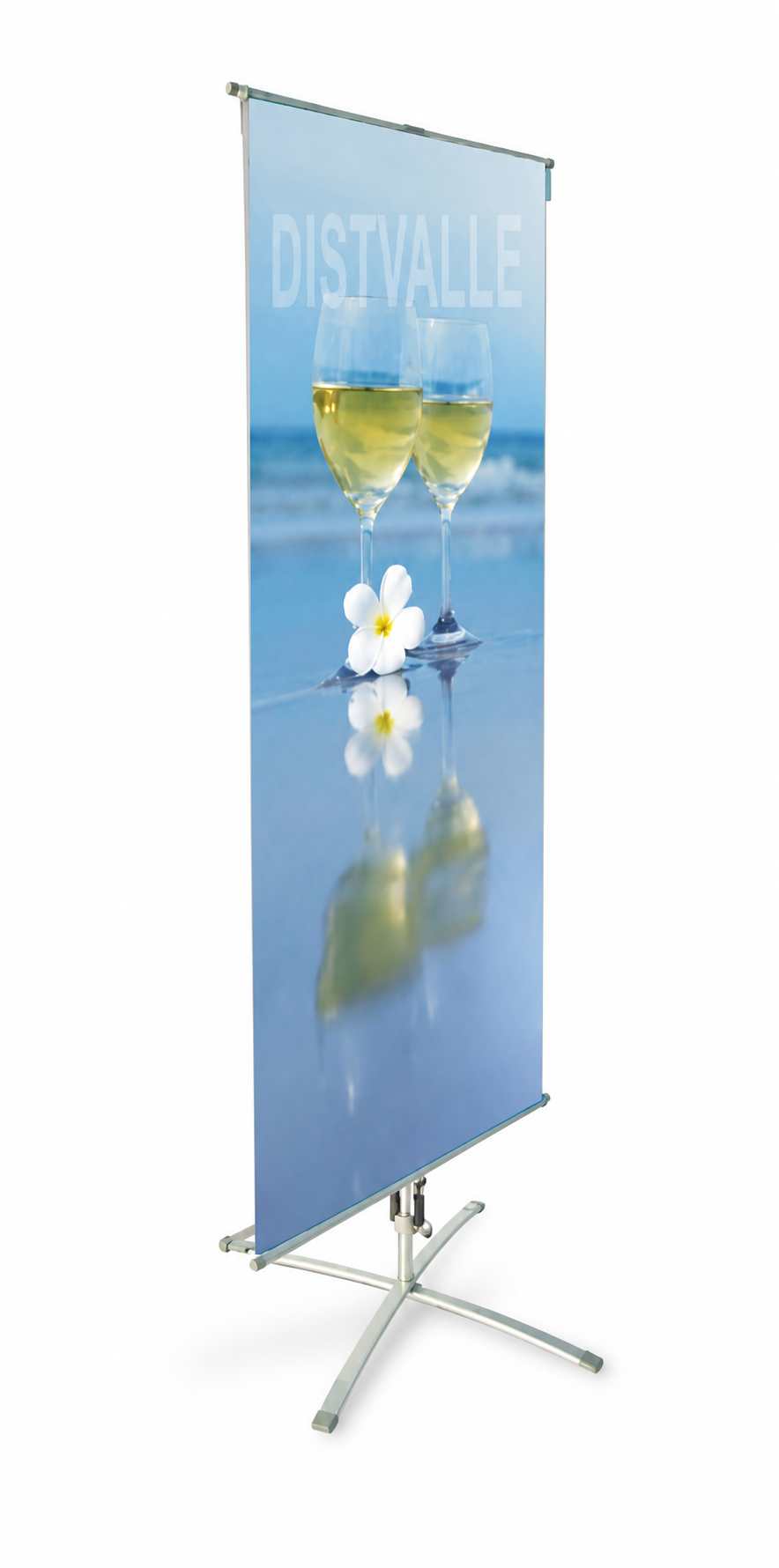 Cross double side picture shelf
