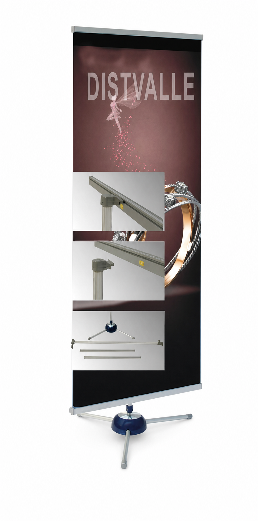 Lxury single side picture shelf